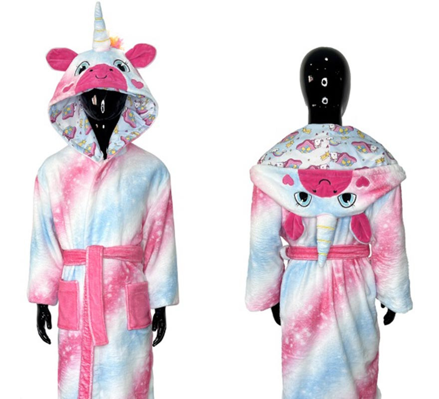 Uri Unicorn Bathrobe Costume for Adults