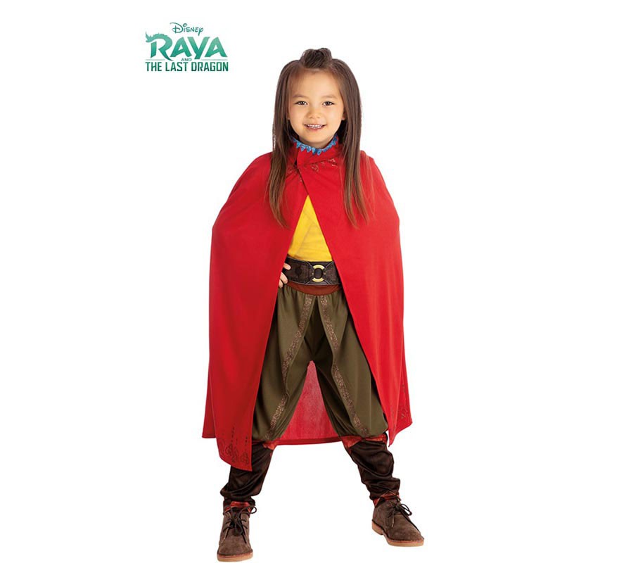 Capa de listra clássica para meninas da Disney e Fato do último dragão