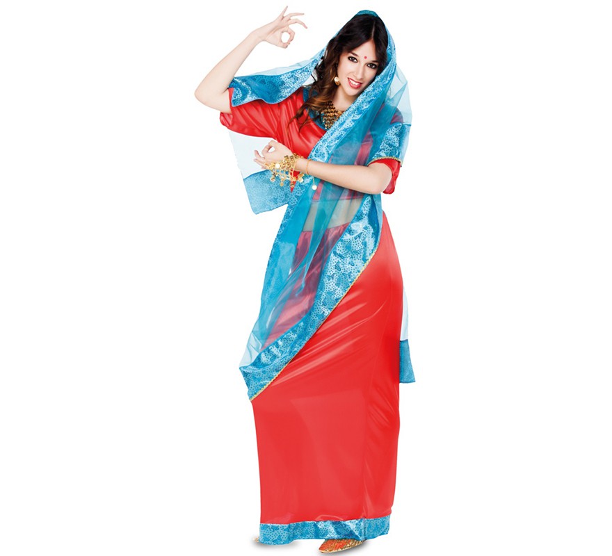 Fato de atriz de Bollywood para mulher