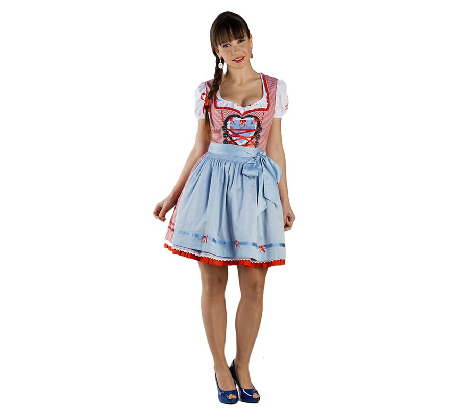 Red German Oktoberfest Costume for Women