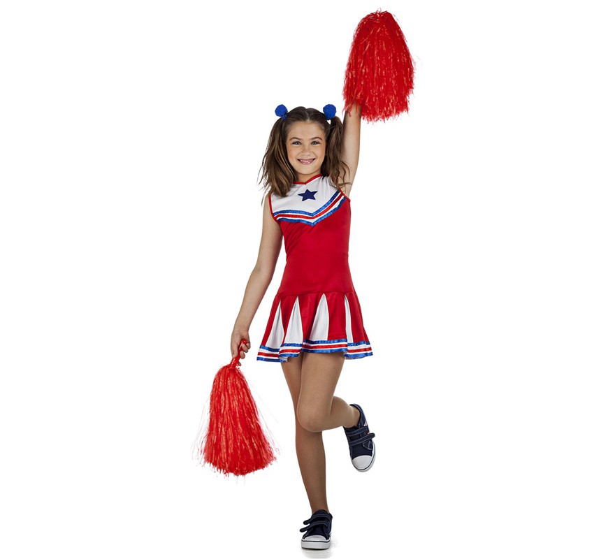 Cheerleader or cheerleader costume for girls