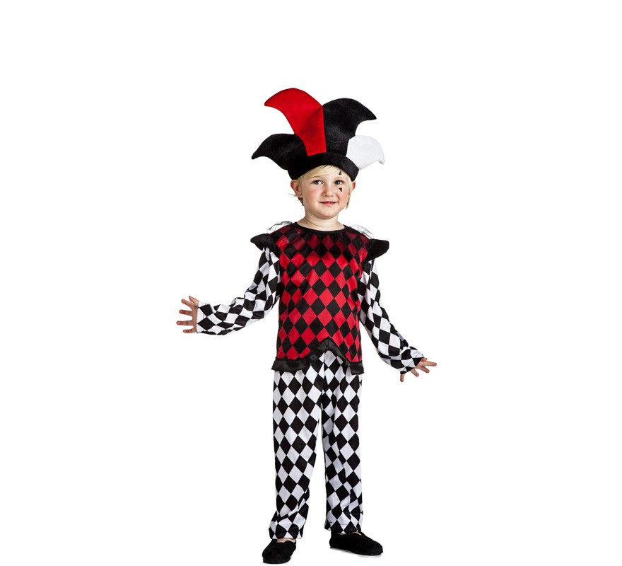 Fato de arlequim para menino Fato de arlequim para menino