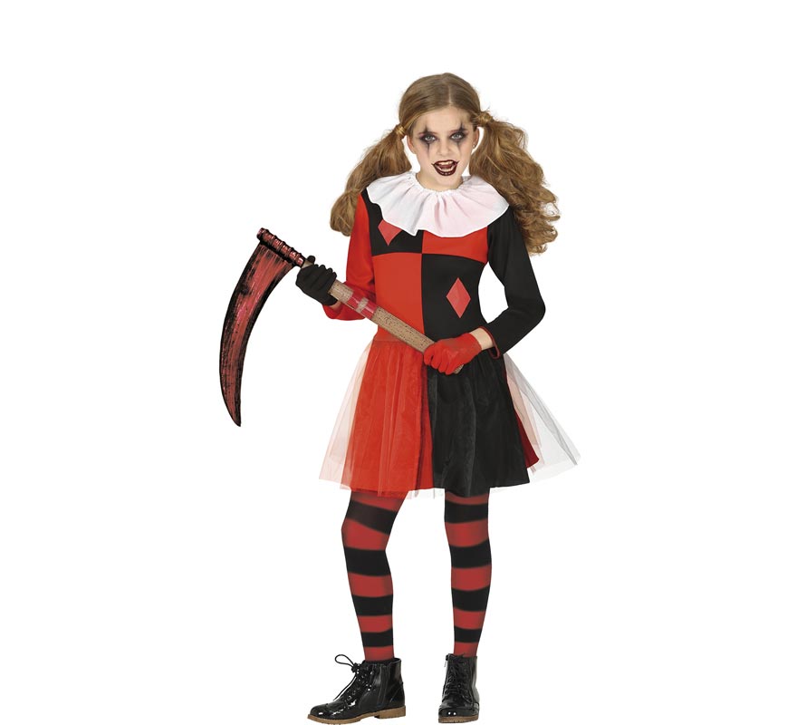 Fato de arlequim para menina