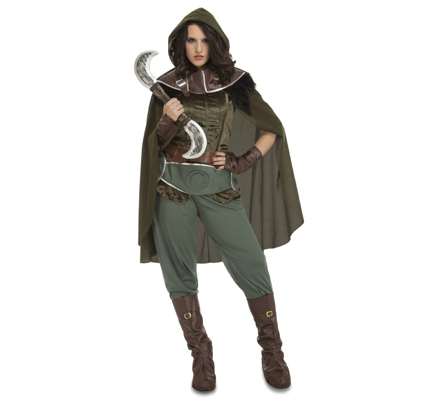 Fato de Arqueiro Medieval Enda para mulher