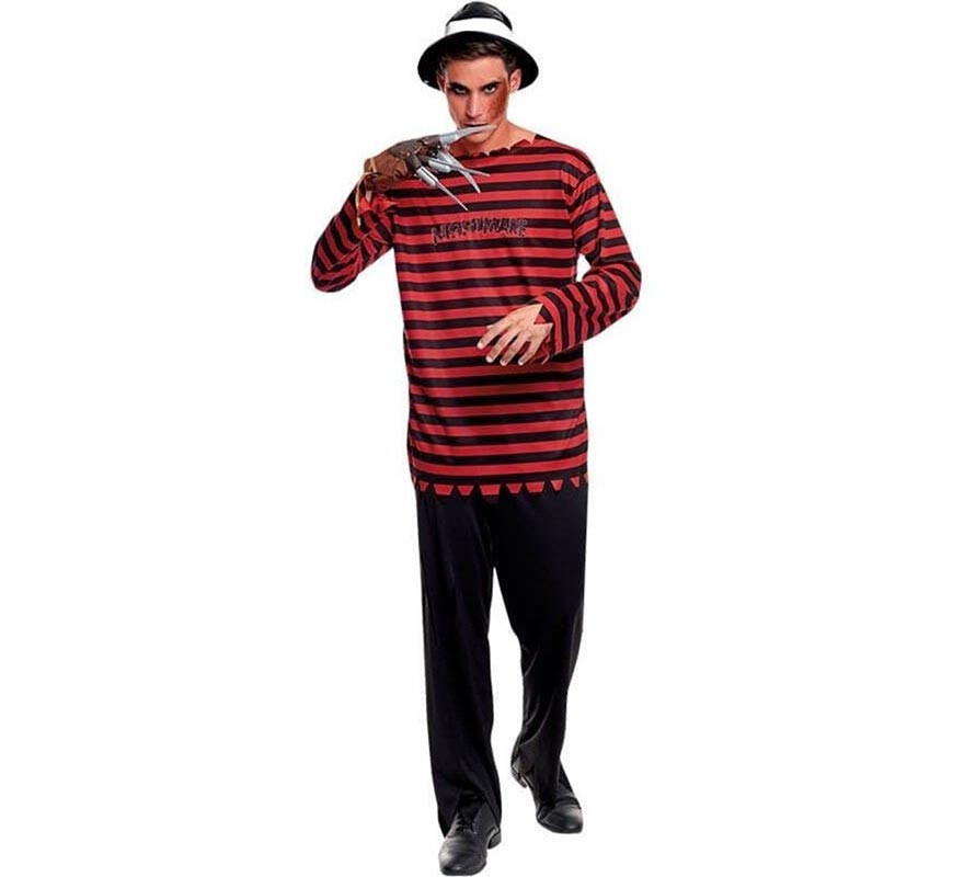 Fato de assassino de pesadelo para homem Fato de assassino de pesadelo para homem