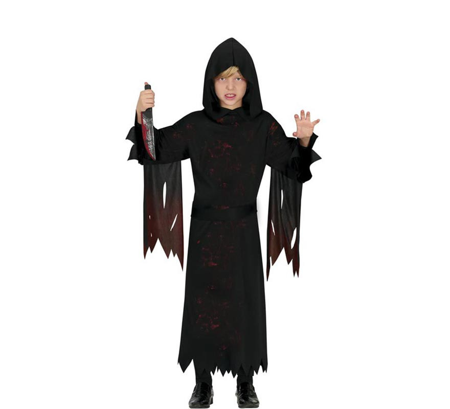Hooded Assassin costume with tunic for children