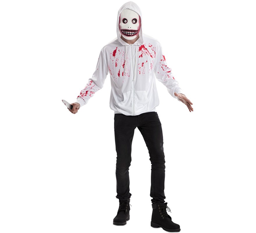 Masked Hooded Assassin Costume for men