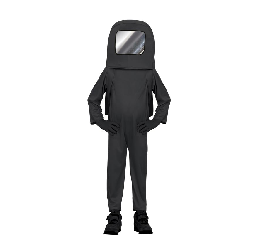 Fantasia de astronauta infantil negro impostor Fantasia de astronauta infantil negro impostor