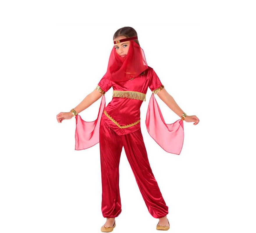 Fato de dançarina árabe para menina Fato de dançarina árabe para menina