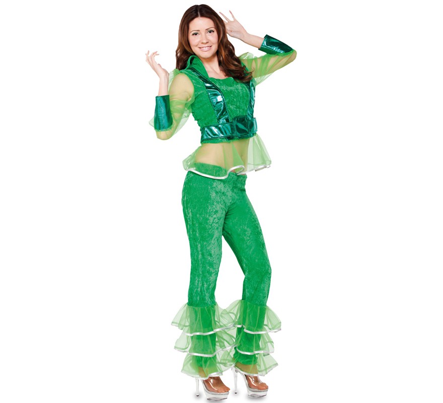 Green Disco Dancer Costume for Women