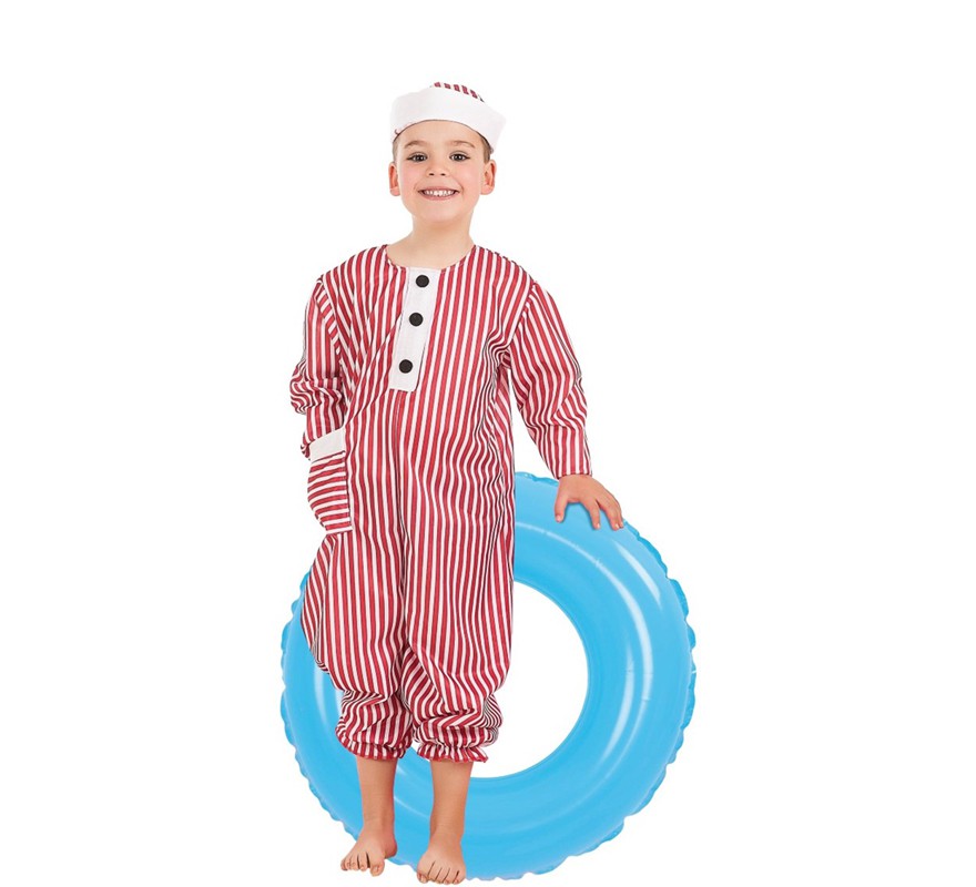 Fato de banhista retro para menino