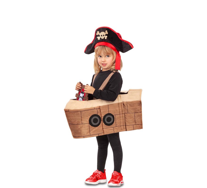 Fato de navio pirata para crianças