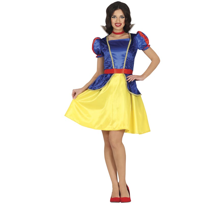Fato clássico de Branca de Neve para mulher