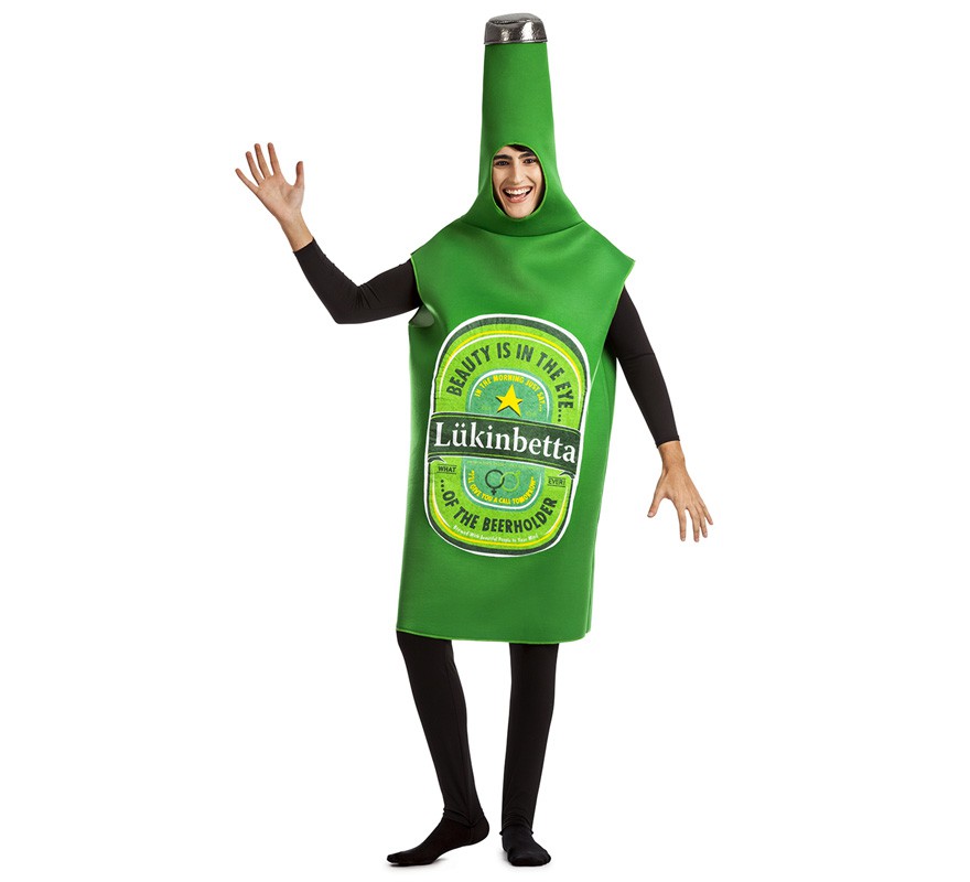 Fato de garrafa de cerveja adulto