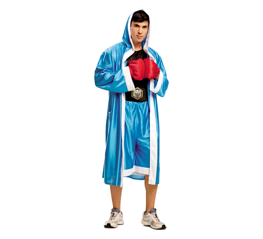 Blue boxer costume for men