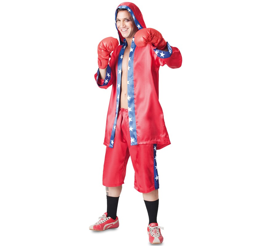 Fato de boxer vermelho para homem