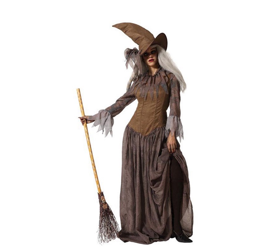 Brown Forest Witch Costume for Women