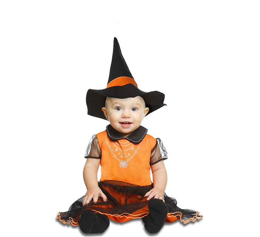 Little Orange Witch Costume for Baby