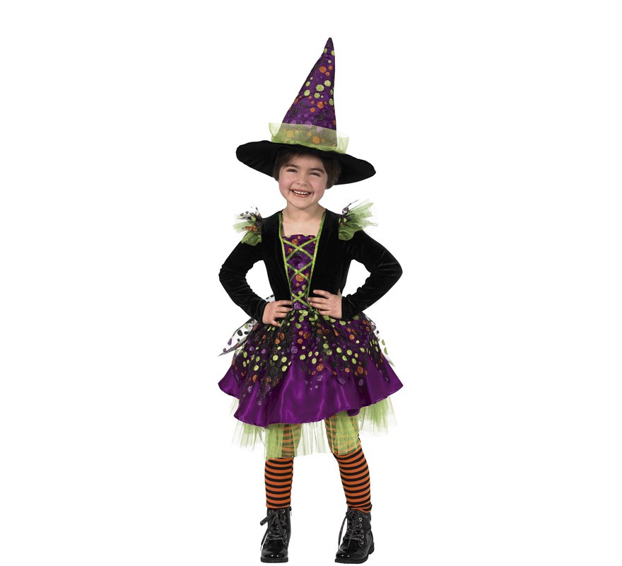 Fato de bruxinha de Little Dots para menina