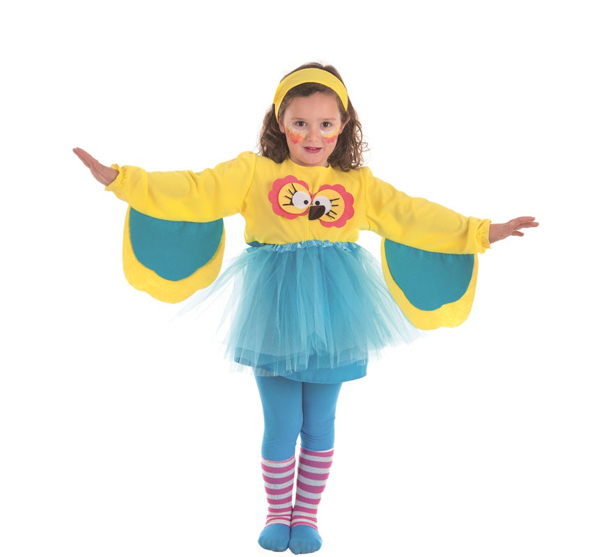 Fato de Buhíta com olhos grandes para menina