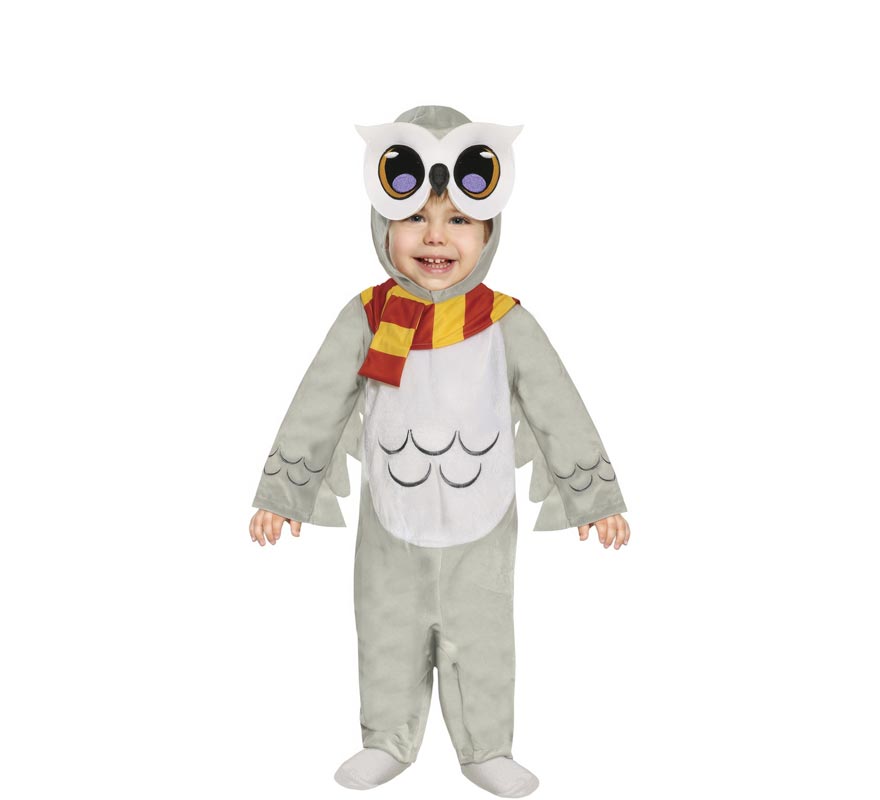 Fato de coruja com lenço para bebês
