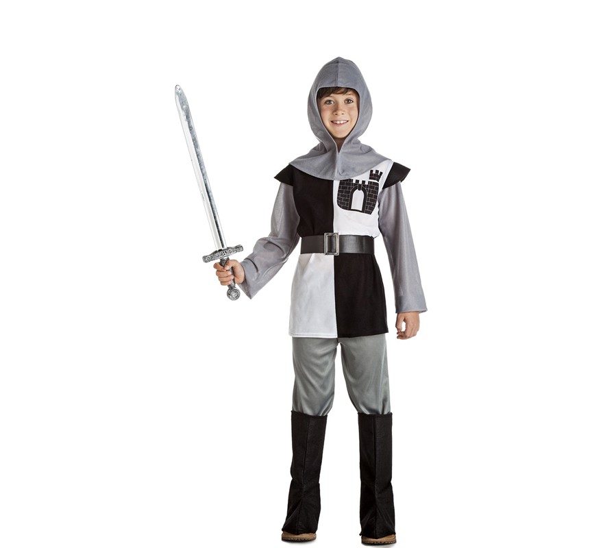 Black Medieval Knight Costume for children and babies