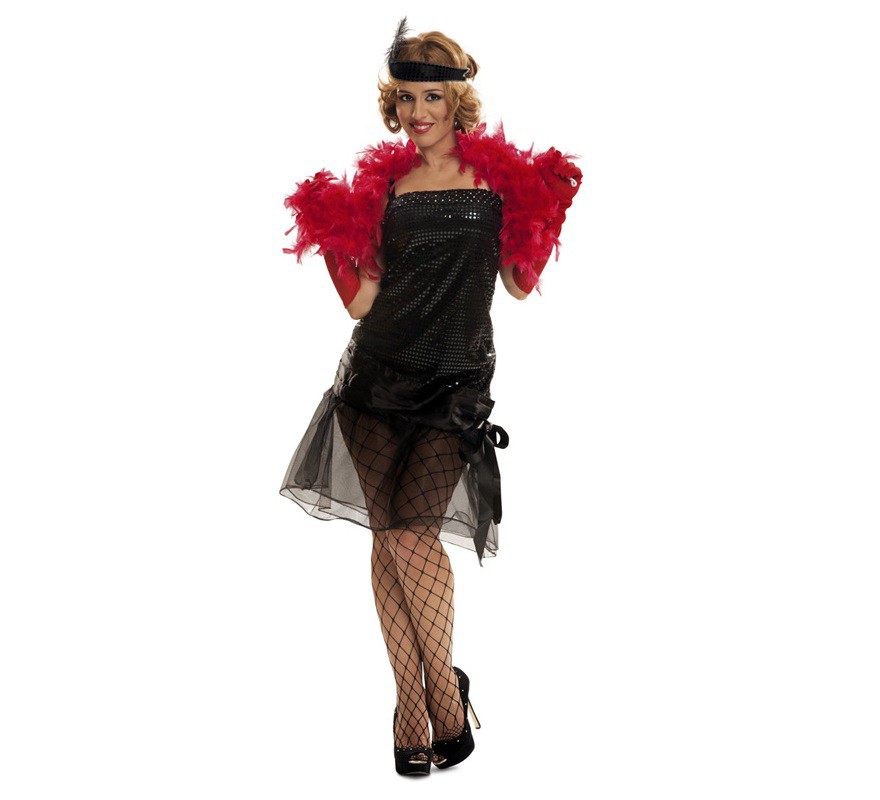 Black Cabaret costume for girl