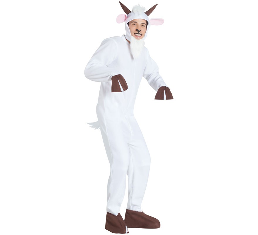 White Goat Costume for Adults