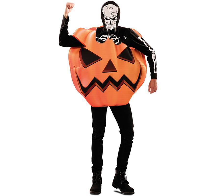 Skeleton Pumpkin Costume for Men