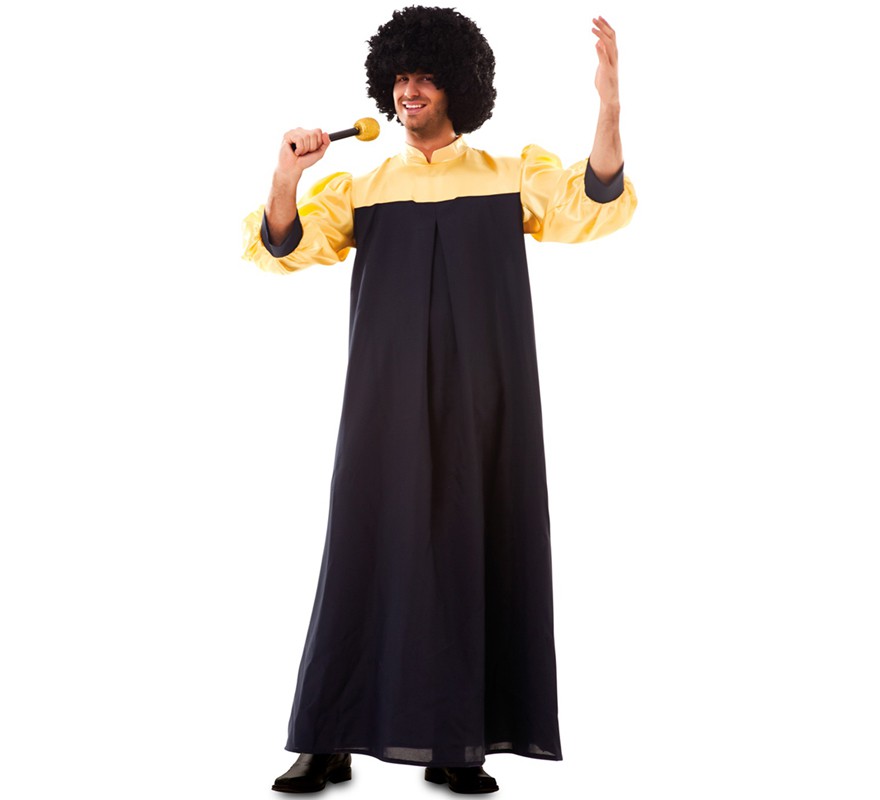 Fato de cantor gospel para adulto