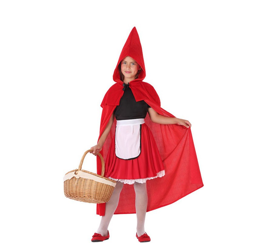 Fato de Chapeuzinho Vermelho para menina Fato de Chapeuzinho Vermelho para menina