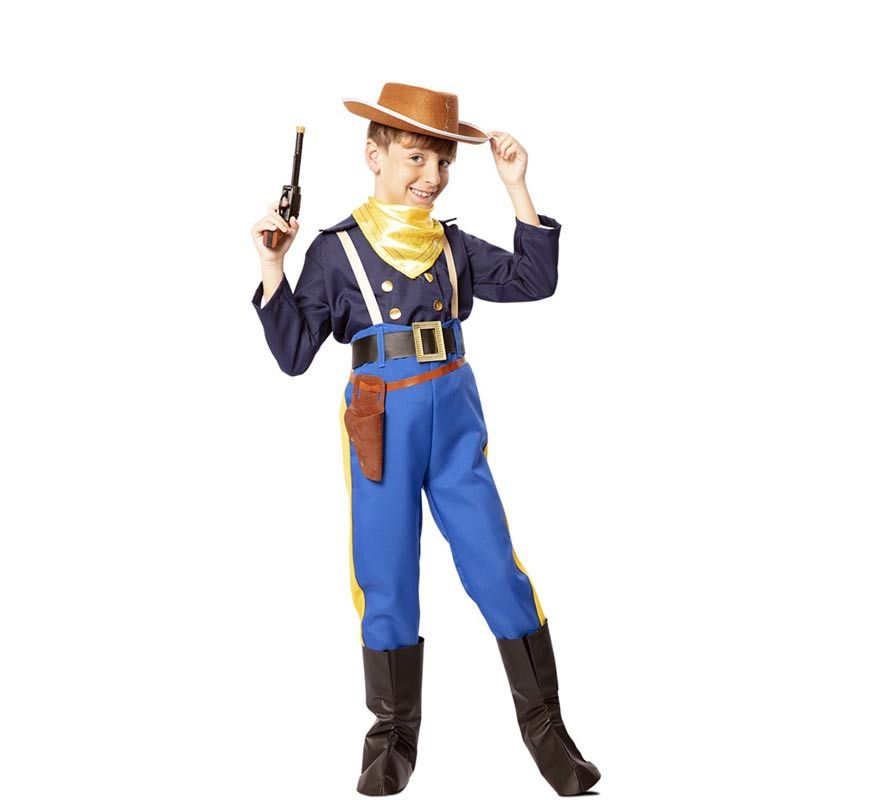 Fato de Capitão Wayne Sétima Cavalaria Infantil