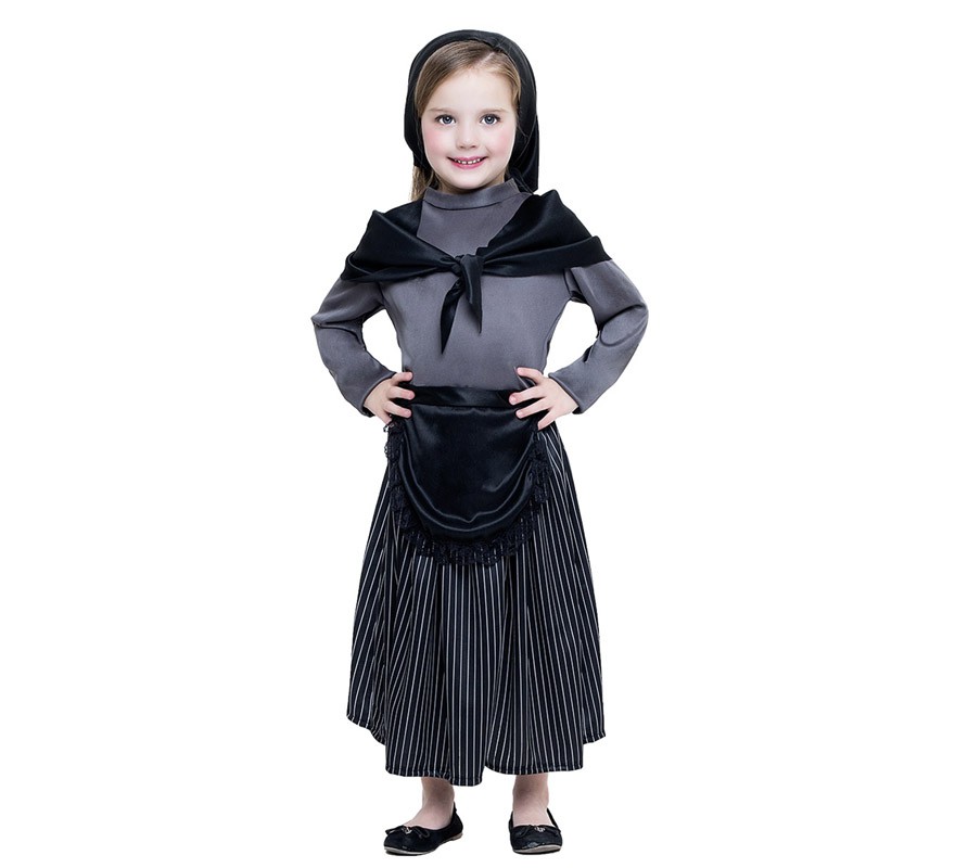 Castañera costume for girl