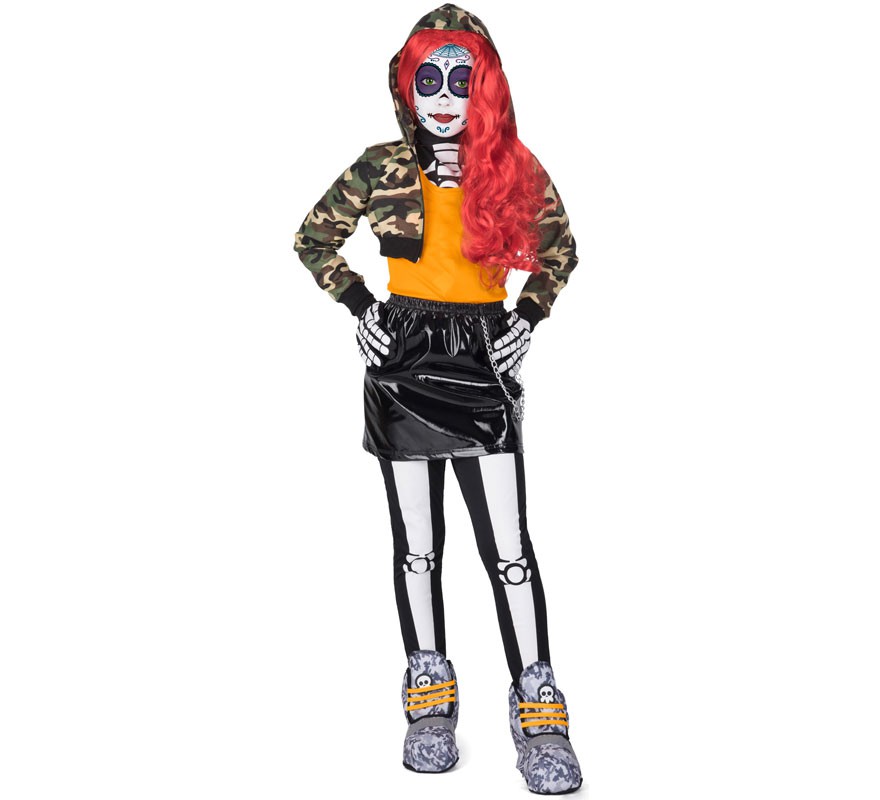 Fato de Catrina Maya para mulher