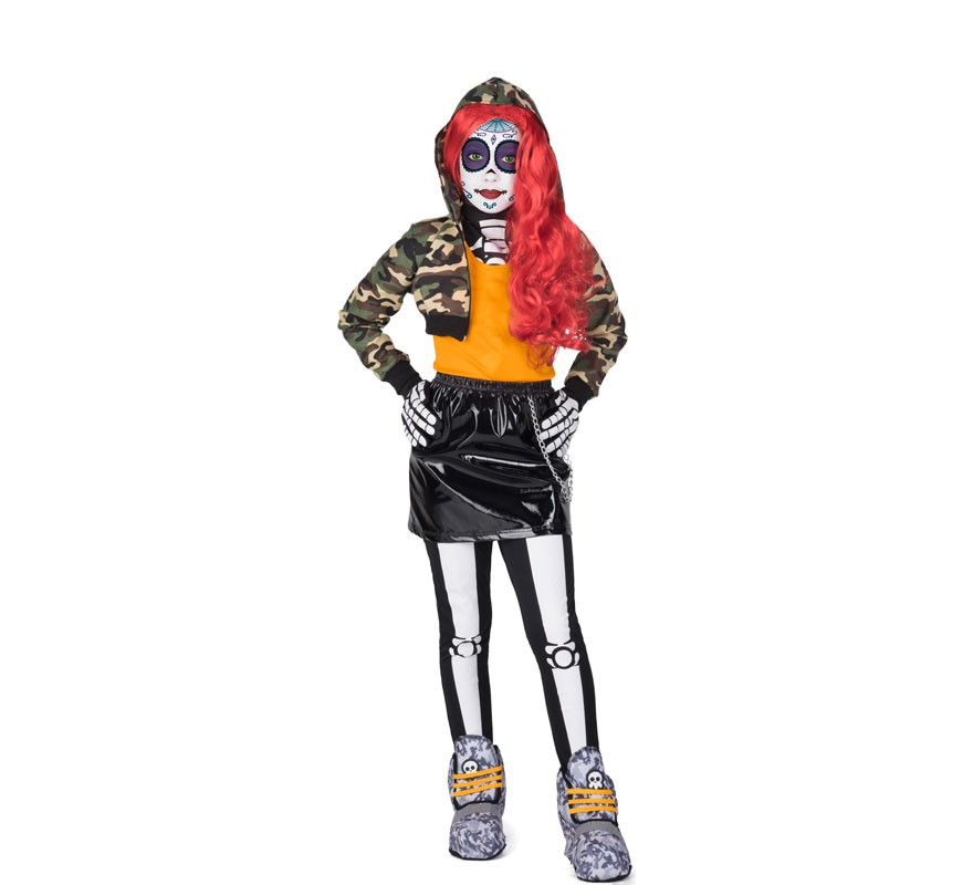 Catrina Maya costume for girls