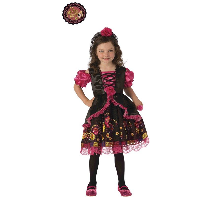 Sweet Catrina or Catrinita costume for girls