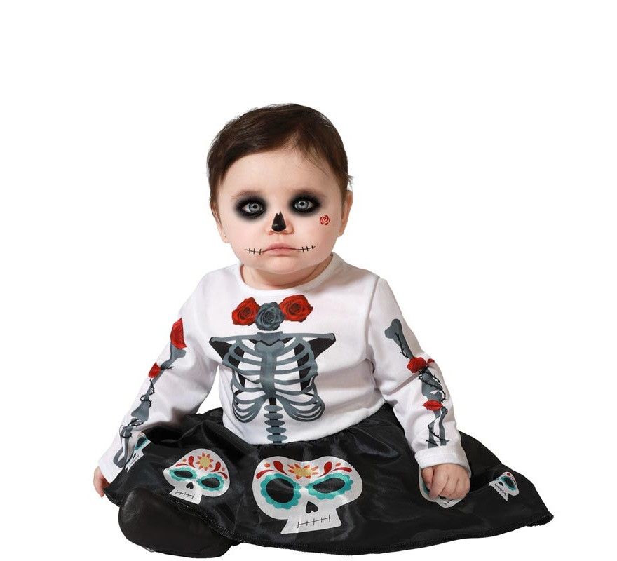 Fato de Catrina para bebé e menina