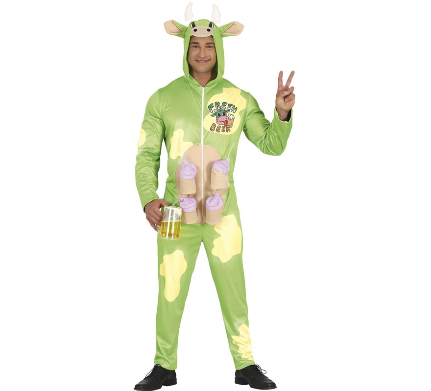 Fato Cool Beer Cow para homem
