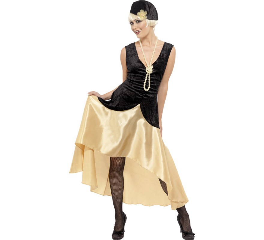 Fato de Charleston dos anos 20 para meninas