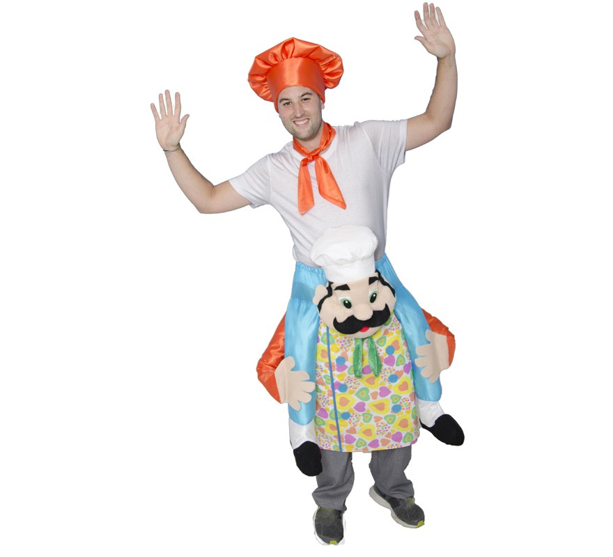 Fato de chef de ombro adulto