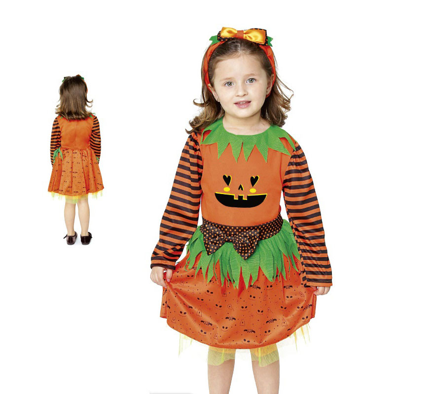Fato de menina abóbora para menina