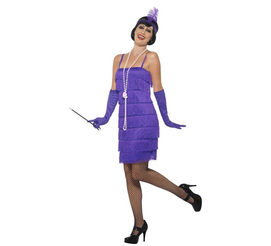 Purple 20s Girl Costume for Women