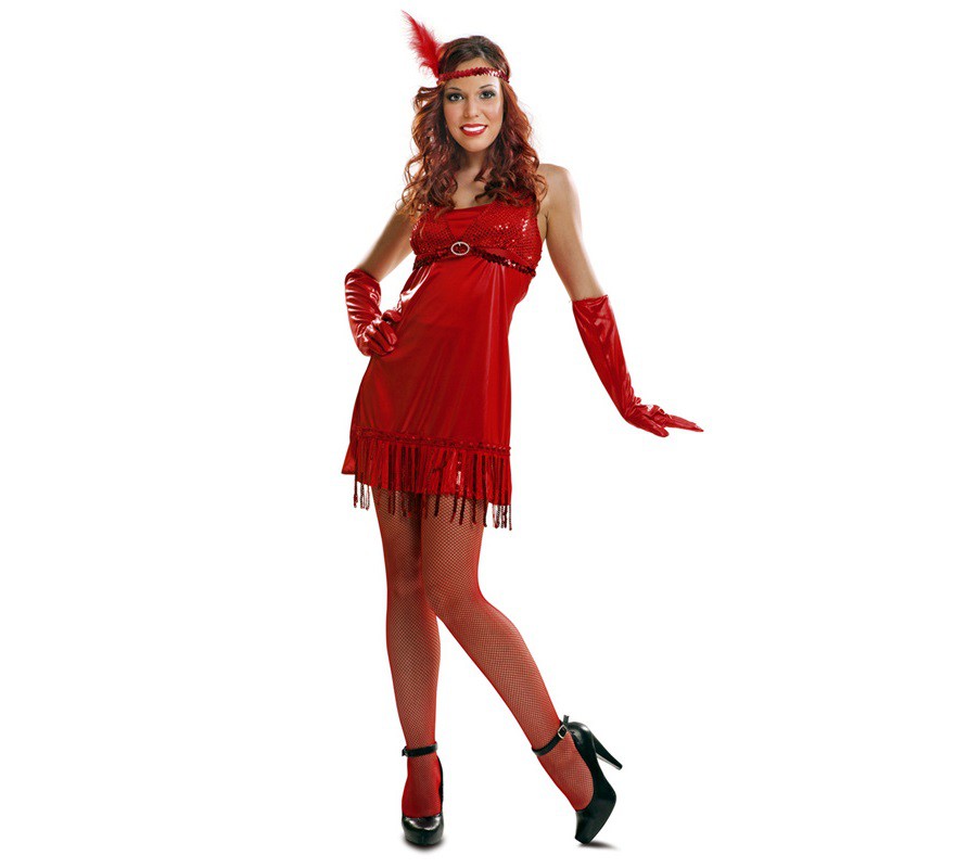 Red 1920s Girl Costume
