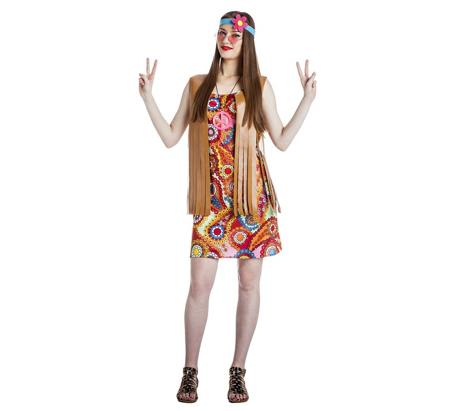 Fato de hippie menina para mulher Fato de hippie menina para mulher