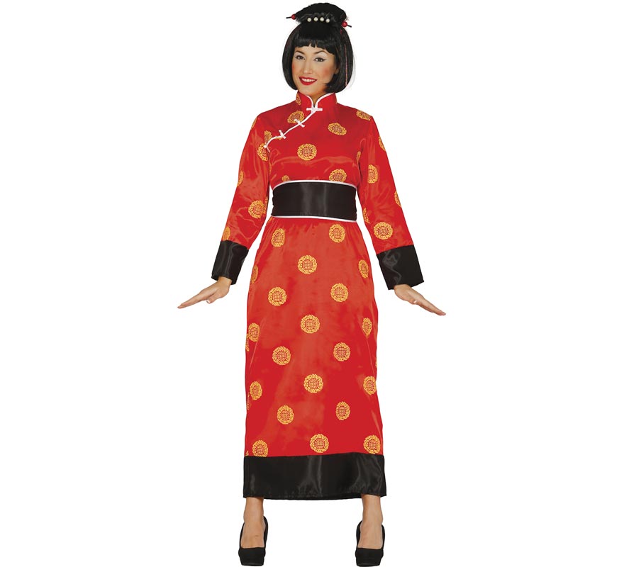 Red China costume for women