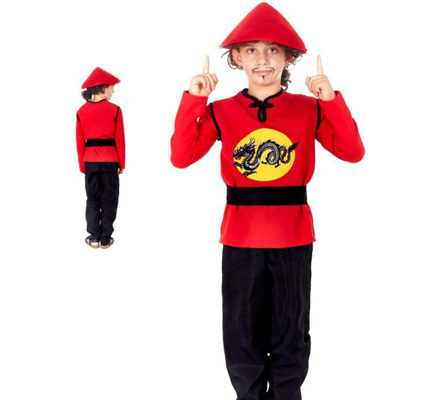 Fato chinês para menino