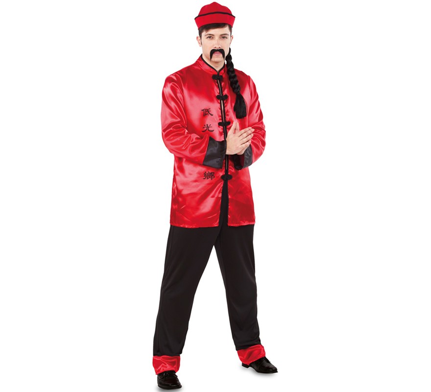 Red Chinese costume for men Red Chinese costume for men