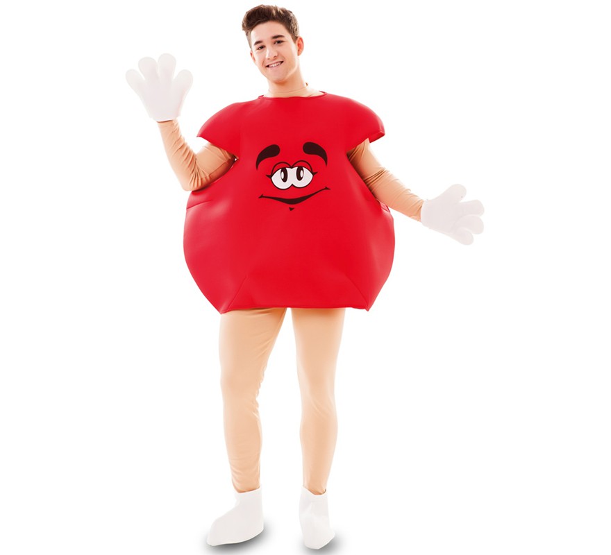 Red Chocolatina costume for adults