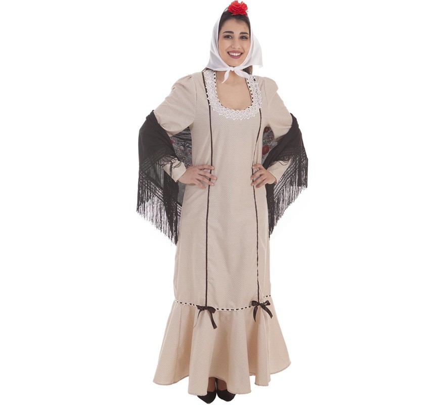 Fato de Chulapa bege para mulher