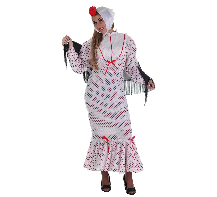 Fato de Chulapa coral para mulher em Madrid